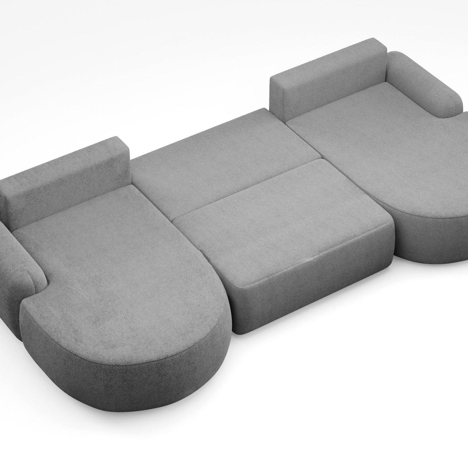 NAROŻNIK SOFA ŁÓŻKO LUNA U 380cm uniwersalny PRAWY/LEWY NAROŻNIK / TKANINA ODPORNA NA PLAMY Z PIANKI