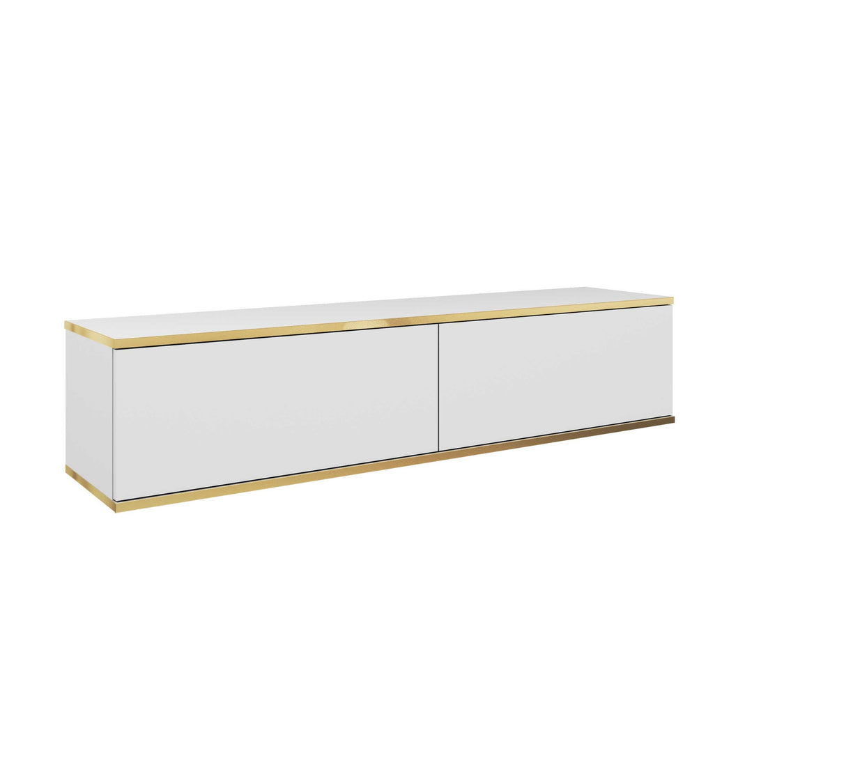 TV Stand ORO 135 whiteTV Stand ORO 135Depth: 32cmWidth: 135cmHeight: 30cmA modern tv table is a practical and elegant piece of furniture, a perfect for people who looking for functional furniture for a modern interior.The simple design guarantees easy ass
