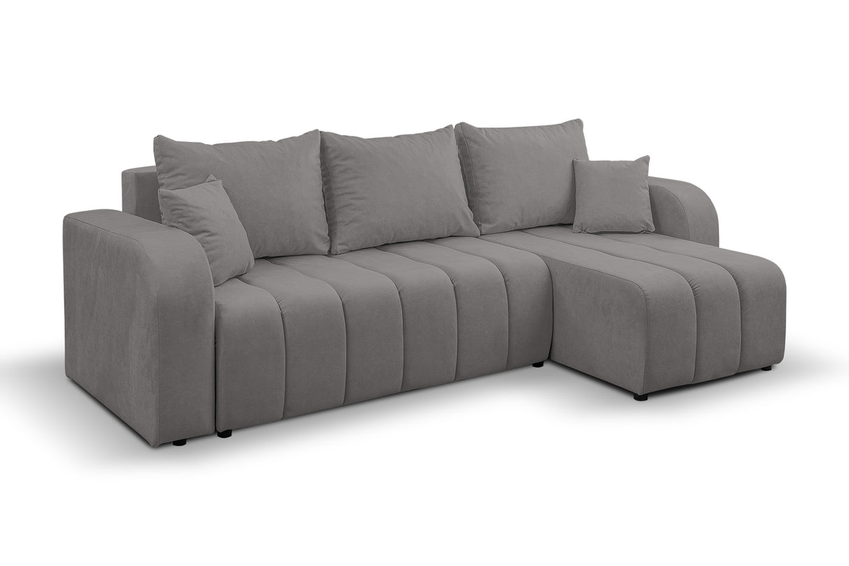 NAROŻNA SOFA ŁÓŻKO VENA 238CM uniwersalny PRAWY/LEWY NAROŻNIK / TKANINA ODPORNA NA PLAMY Z PIANKI