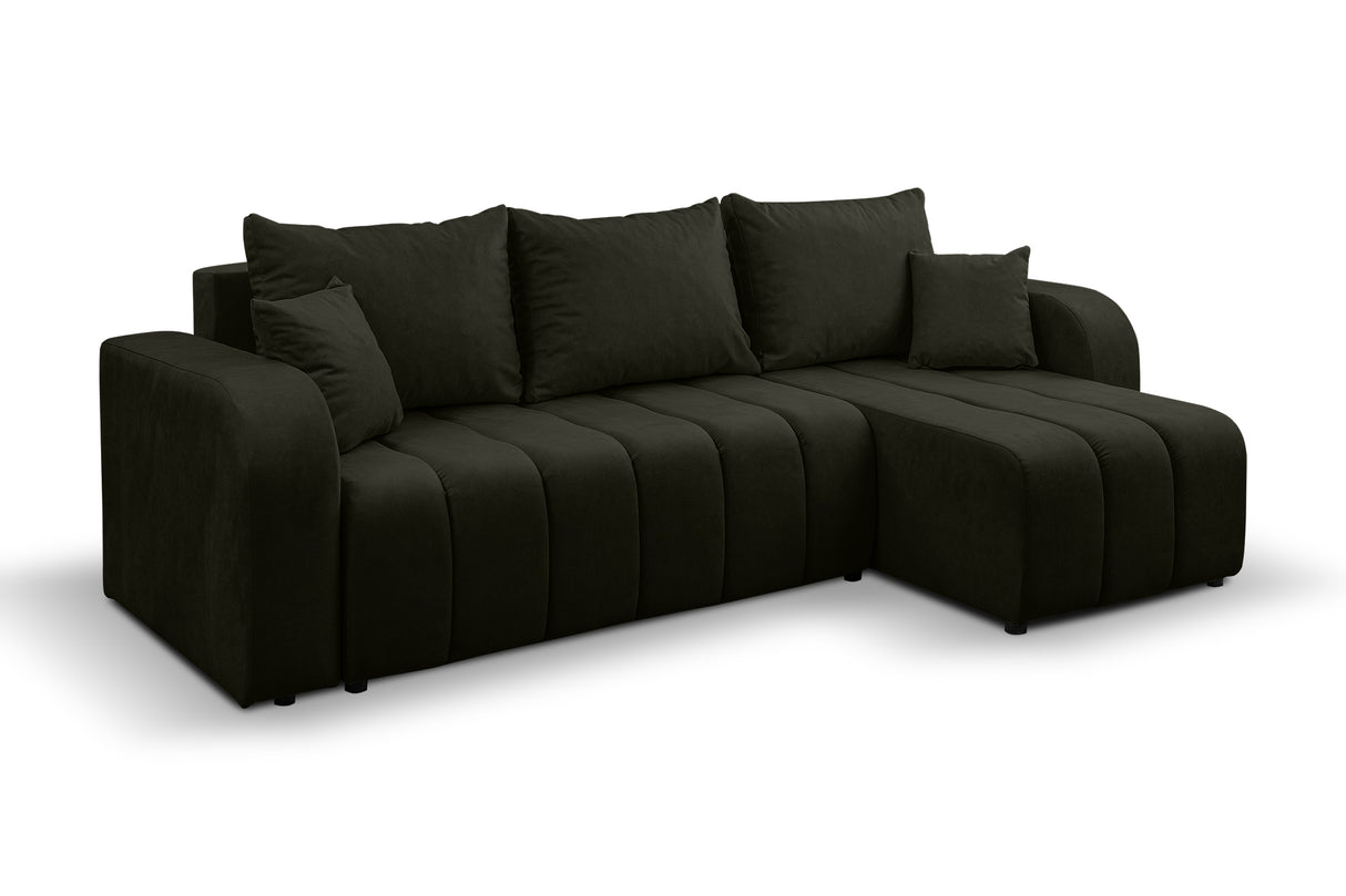 NAROŻNA SOFA ŁÓŻKO VENA 238CM uniwersalny PRAWY/LEWY NAROŻNIK / TKANINA ODPORNA NA PLAMY Z PIANKI