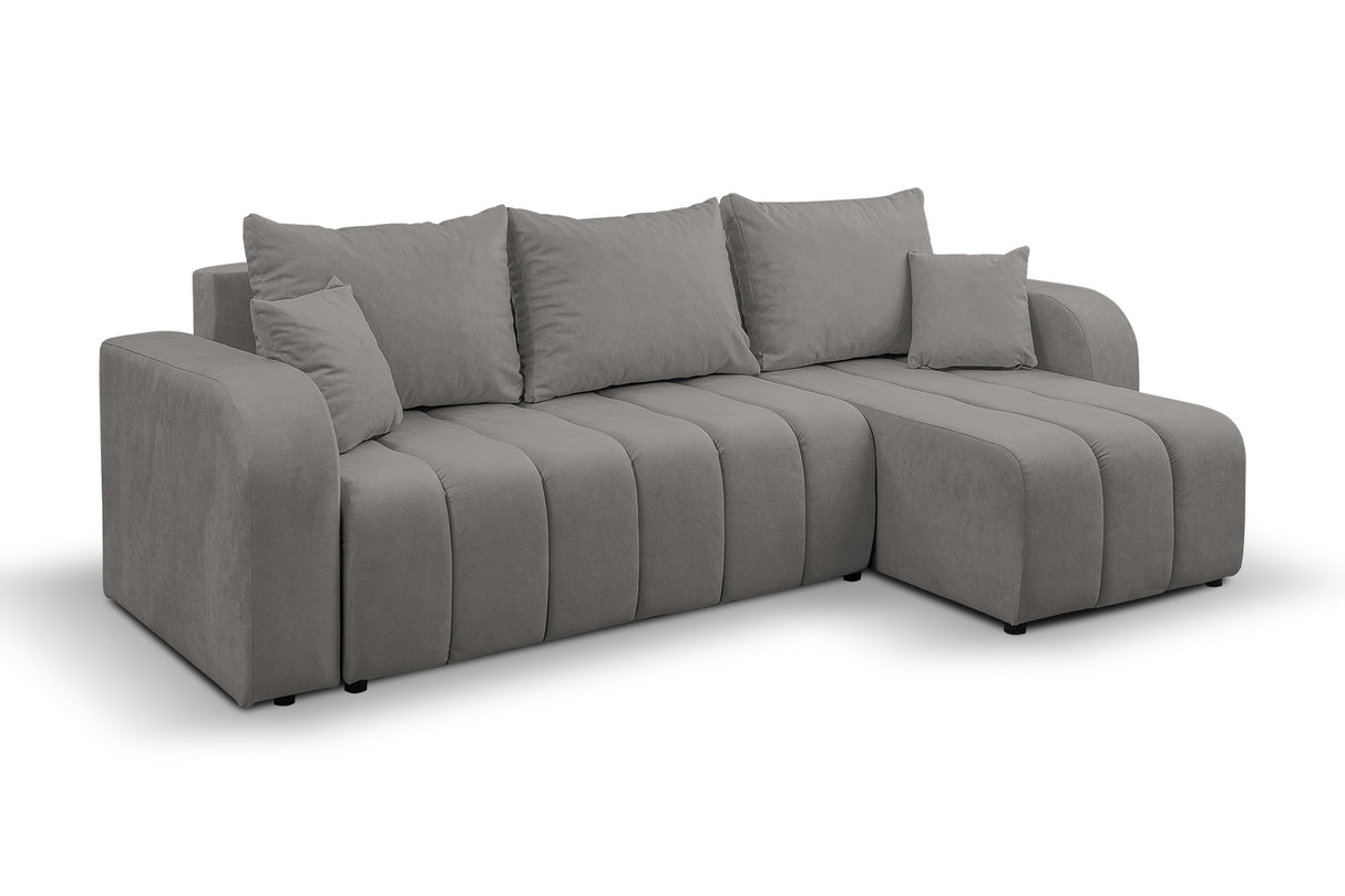 NAROŻNA SOFA ŁÓŻKO VENA 238CM uniwersalny PRAWY/LEWY NAROŻNIK / TKANINA ODPORNA NA PLAMY Z PIANKI