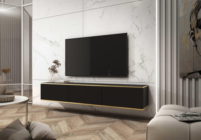 Floating TV Stand ORO 175 black