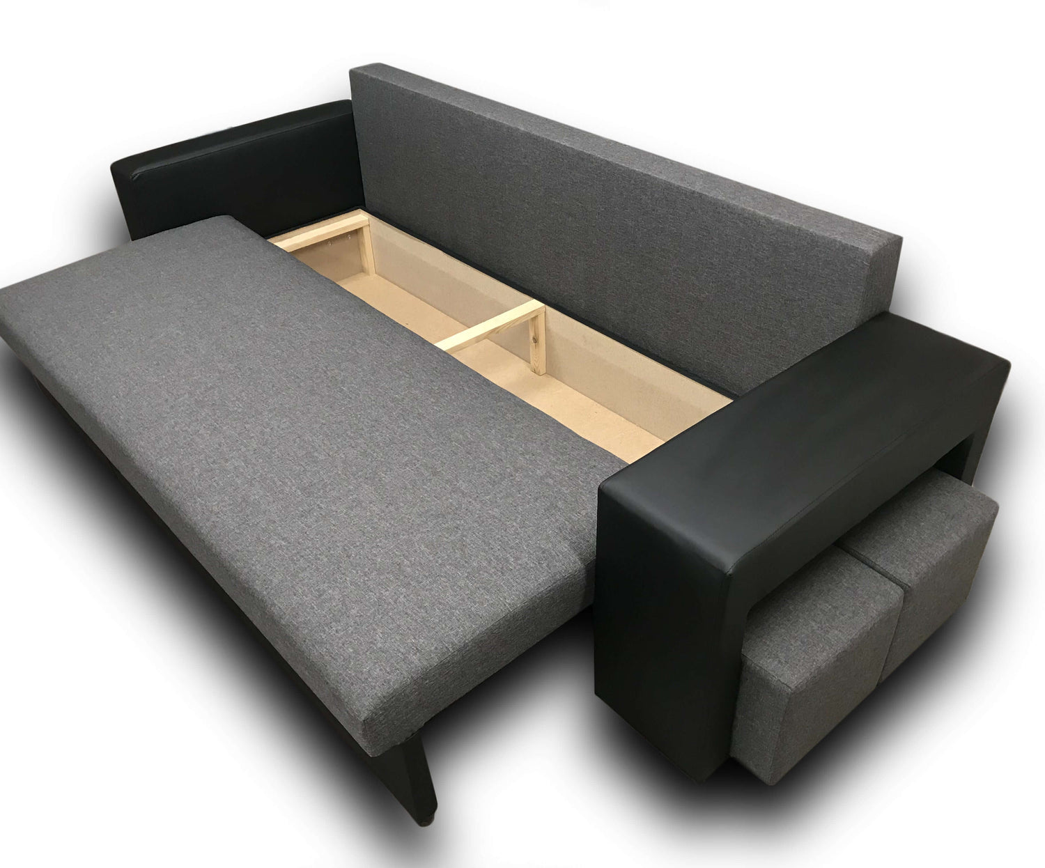 SOFA BED BALI 236CM / BONELL SPRINGS + FOAMFEATURES:BONELL SPRINGS + T28 FOAM 3 X LARGE BACKREST PILLOWS 2X SMALLER CUSHIONS 1X STORAGE SPACE 2X STOOLBed-folding function DL SYSTEM (The unfolding process involves gently lifting the seat up, extending it a