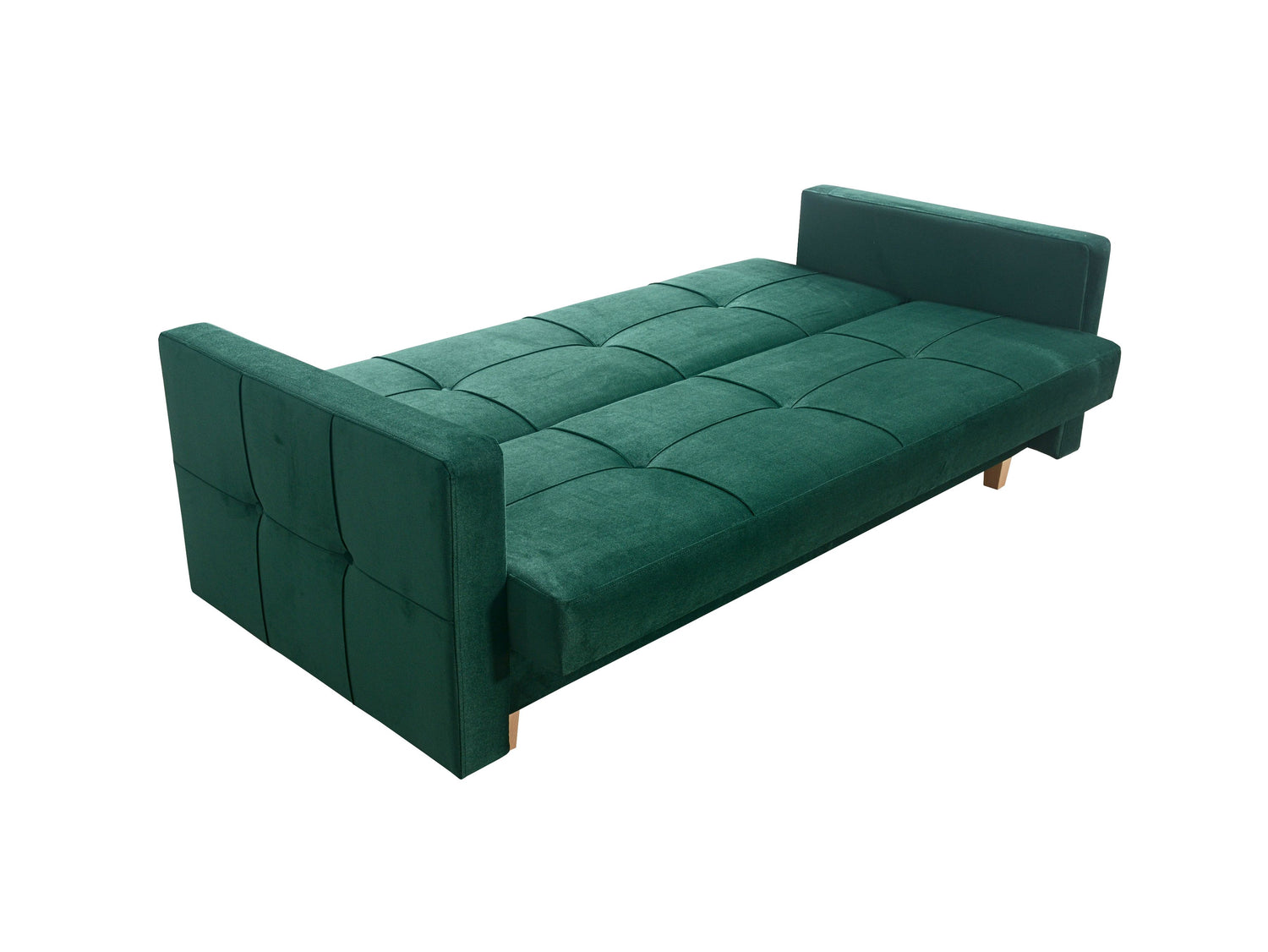 SOFA BED COSMO 210cm KRONOS 09 / SPRINGS + FOAMSofa dimensions: sleeping area 120/187 cm width 210 cm depth 90 cm height to the seat 43 cm height of the legs 9 cm* dimensions are given with a tolerance of +/- 3 cmThe sleeping area is entirely made of spri