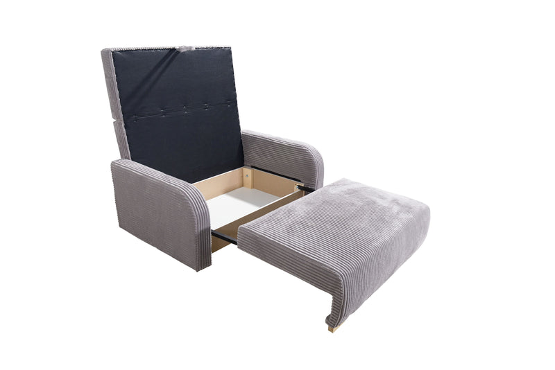 SINGLE SEATER SOFA BED LILY I 103CM / SPRINGS + FOAM / CHOICE OF COLOR