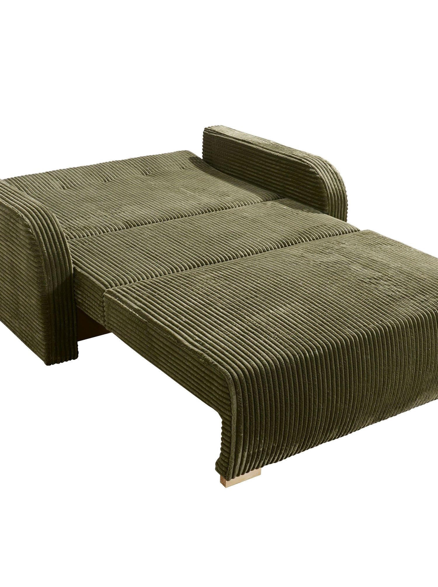 TWO SEATER SOFA BED LILY II 136CM / SPRINGS + FOAMDimensions:- width 136 cm- height 85 cm- depth 95 cm- sleeping area 113x195 cm Made on a solid wooden frame made of pine, the structure will allow for long-term and trouble-free use Sleeping function - the