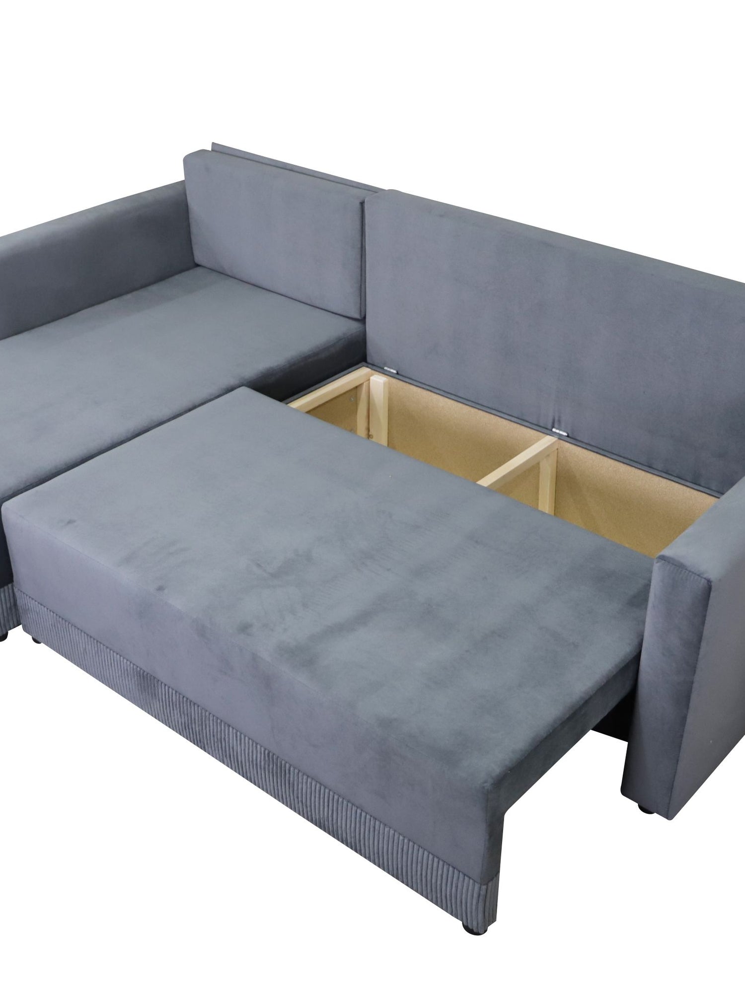 CORNER SOFA BED TEXAS 222CM UNIVERSAL RIGHT/LEFT CORNER CHOICE OF 15 COLORS / FOAMTHIS MODEL IS UNIVERSAL WHICH MEANS YOU CAN CHOOSE CORNER SIDE DURING ASSEMBLY CORNER SOFA BED TEXASFOAM T301X STORAGE SPACE3X PILLOWS MADE OF FOAMEASY CLEAN SOFT TOUCH FABR