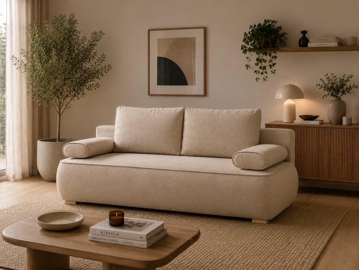NOWOŚĆ!! SOFA Z FUNKCJĄ SPANIA BARI 215CM, DOSTĘPNA W RÓŻNYCH KOLORACH