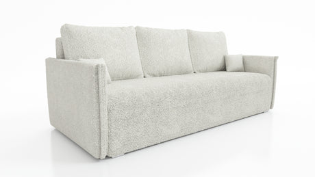 NOWOŚĆ! SOFA ŁÓŻKO BIANCA 207CM SPRINGI BONELL + TKANINA BOUCLE Z PIANKI / WYBÓR KOLORU