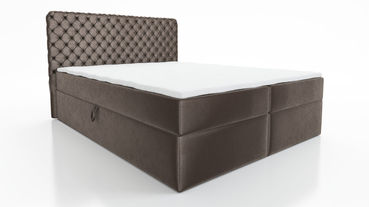 CONTINENTAL BED CHESTERFIELD 2X LIFT UP STORAGE BOX 140 / 160 / 180CM