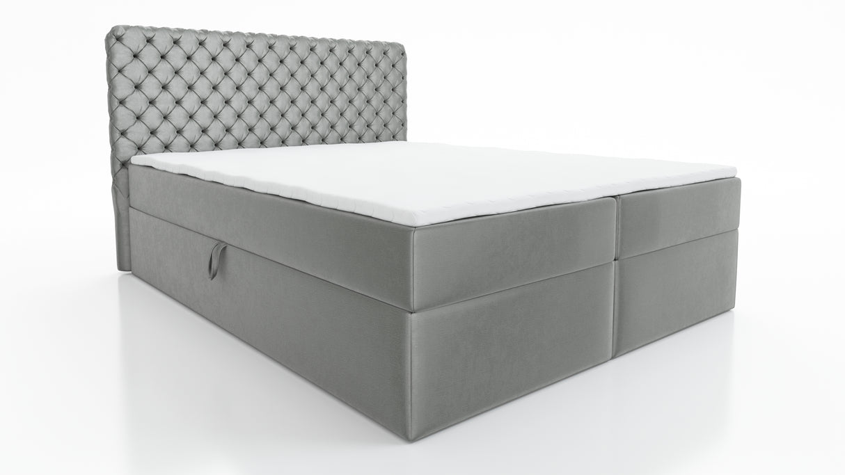 CONTINENTAL BED CHESTERFIELD 2X LIFT UP STORAGE BOX 140 / 160 / 180CM