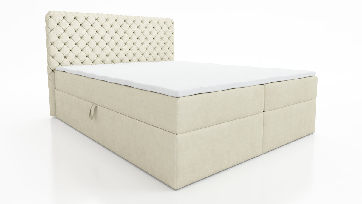 CONTINENTAL BED CHESTERFIELD 2X LIFT UP STORAGE BOX 140 / 160 / 180CM