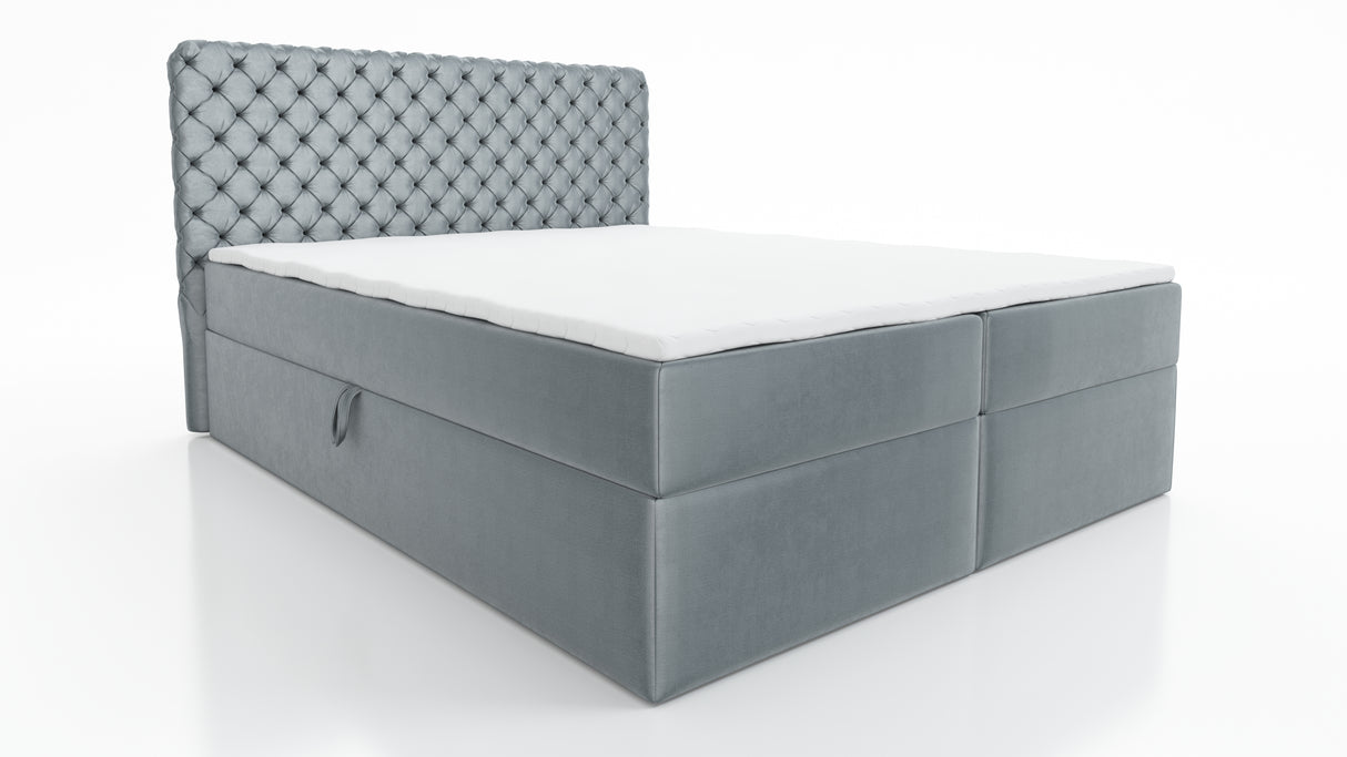 CONTINENTAL BED CHESTERFIELD 2X LIFT UP STORAGE BOX 140 / 160 / 180CM