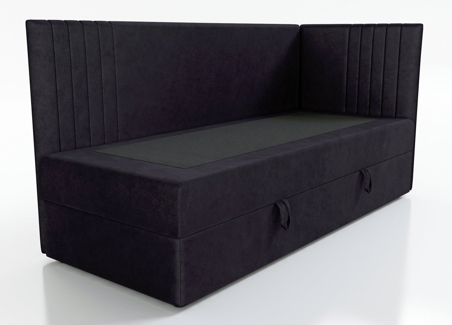 ŁÓŻKO JEDNOOSOBOWE MOLI 100X200CM Z OŚWIETLENIEM I USB