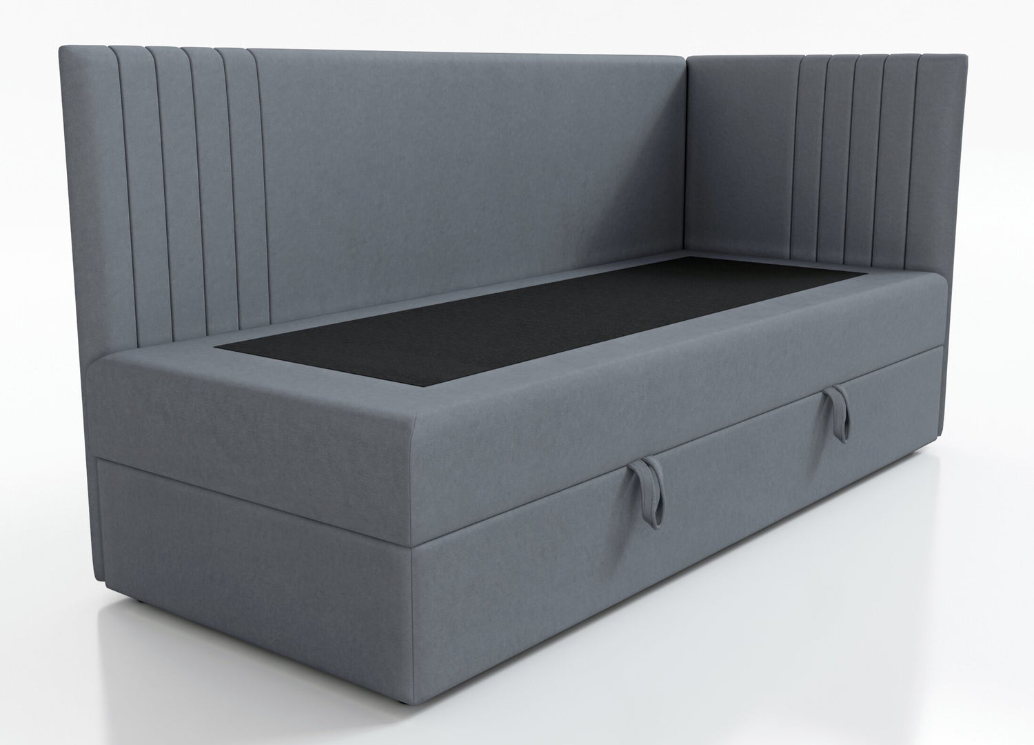 ŁÓŻKO JEDNOOSOBOWE MOLI 100X200CM Z OŚWIETLENIEM I USB