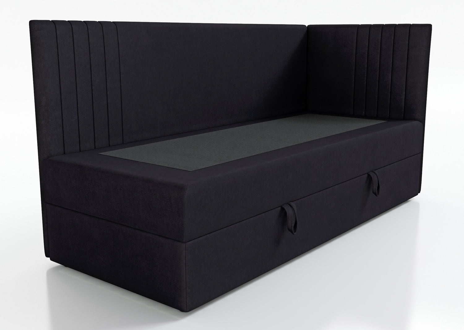 ŁÓŻKO JEDNOOSOBOWE MOLI 80X200CM Z OŚWIETLENIEM I USB