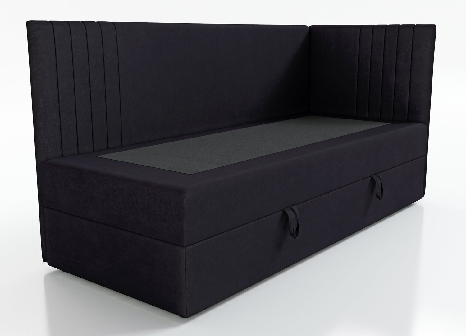 ŁÓŻKO JEDNOOSOBOWE MOLI 100X200CM Z OŚWIETLENIEM I USB