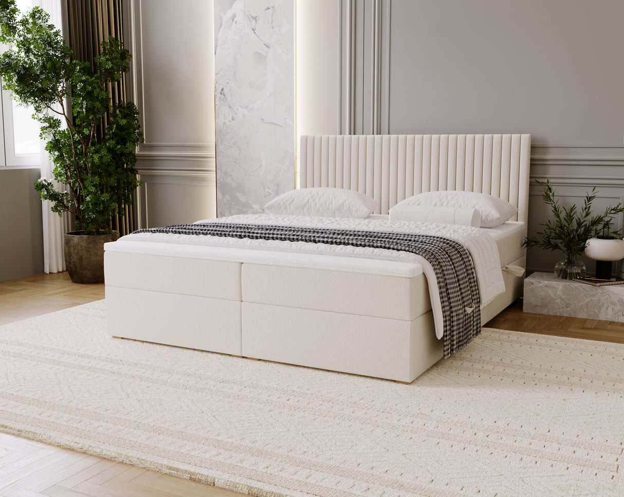 CONTINENTAL BED MALDO 2X LIFT UP STORAGE BOX 140 / 160 / 180CM