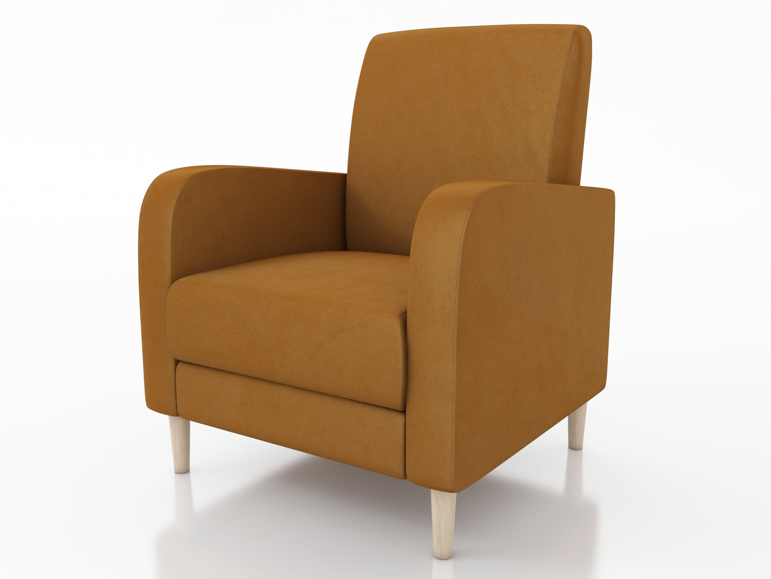 ARMCHAIR CARLO 74x90cm CHOICE OF MANY COLORSARMCHAIR CARLO is a beautiful free-standing chair made from strong, durable materials like pine wood, chipboard, fibreboard, and beech legs. The seat is carefully crafted with a corrugated spring and high-qualit