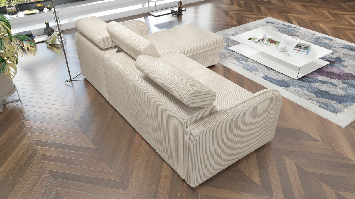 UNIVERSAL CORNER ANTON 225CM / SPRINGS + FOAM - Anna Furniture