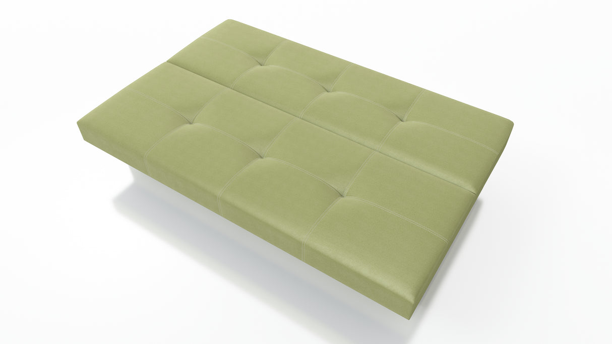 SOFA BED AXEL 195CM TWIST 10 YELLOW / SPRINGS + FOAM
