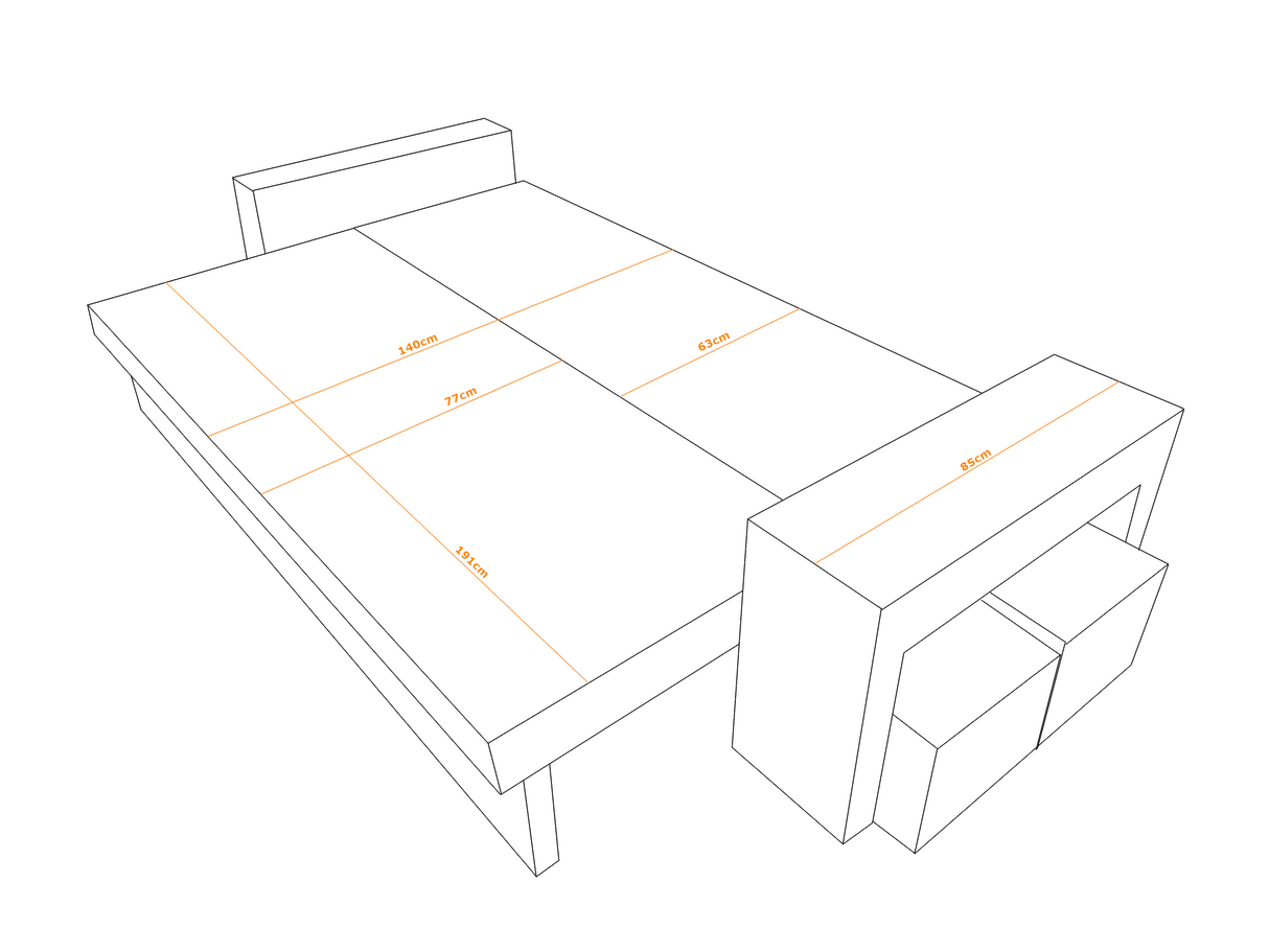 SOFA BED BALI 236CM / BONELL SPRINGS + FOAMFEATURES:BONELL SPRINGS + T28 FOAM 3 X LARGE BACKREST PILLOWS 2X SMALLER CUSHIONS 1X STORAGE SPACE 2X STOOLBed-folding function DL SYSTEM (The unfolding process involves gently lifting the seat up, extending it a