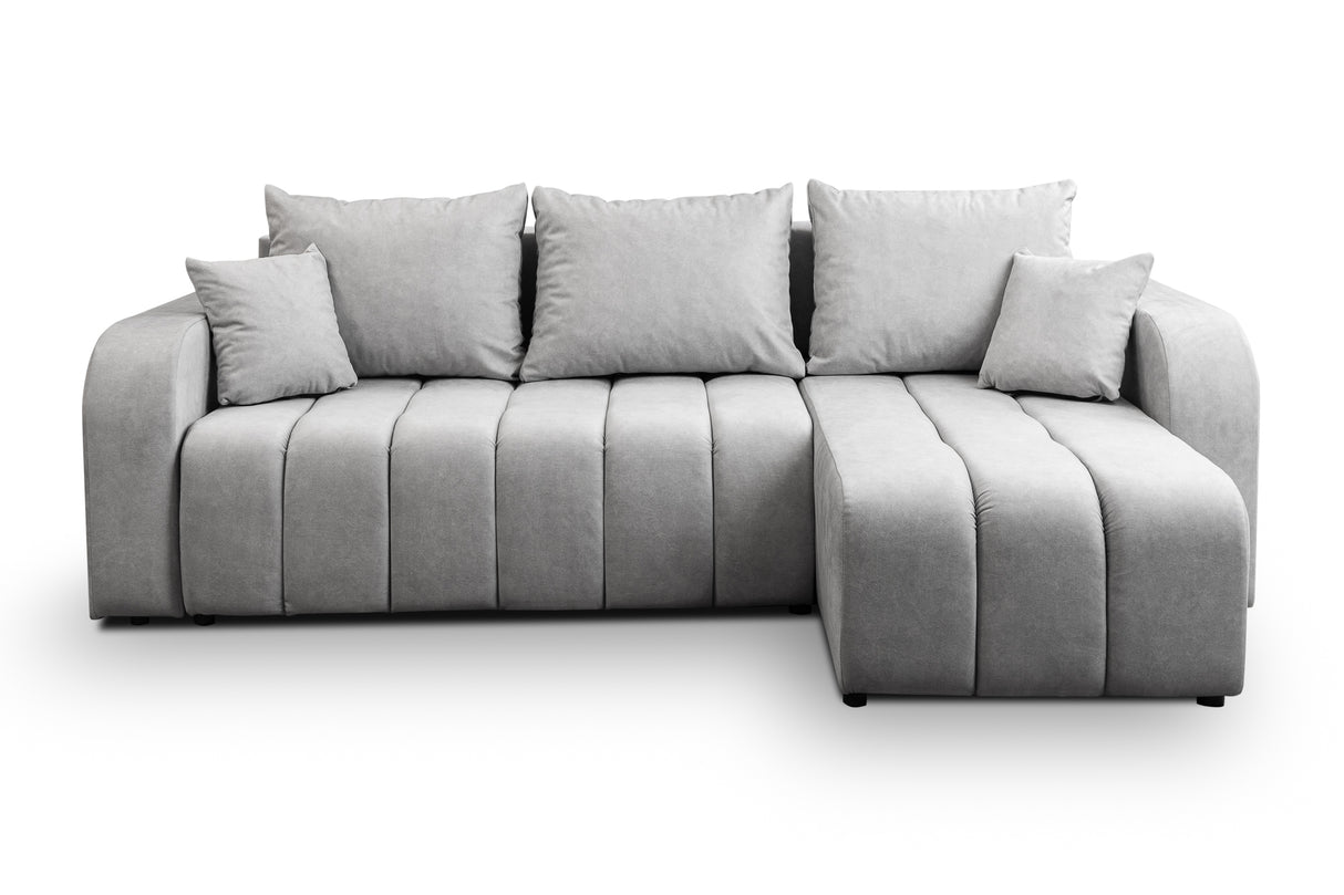NAROŻNA SOFA ŁÓŻKO VENA 238CM uniwersalny PRAWY/LEWY NAROŻNIK / TKANINA ODPORNA NA PLAMY Z PIANKI