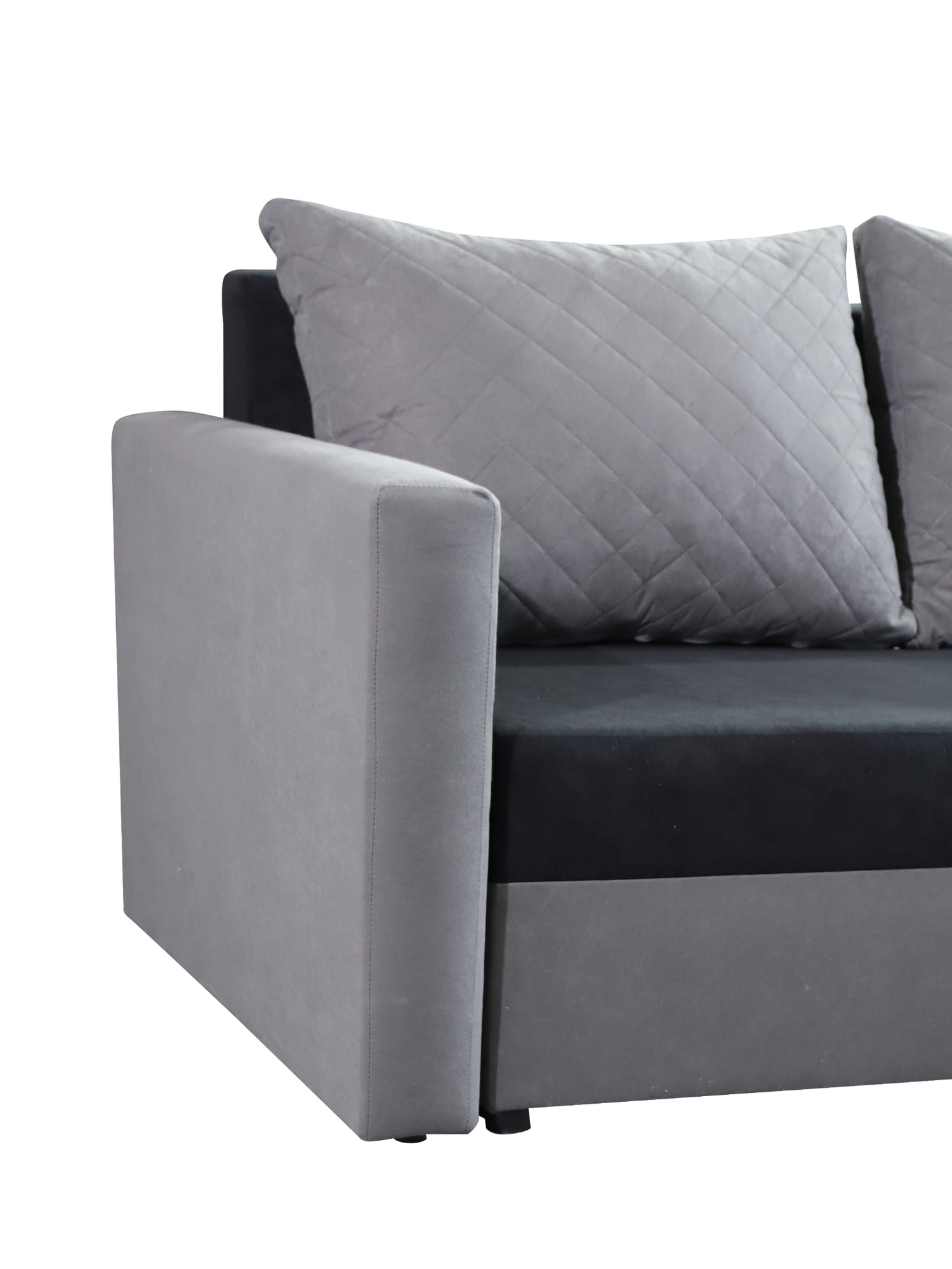 CORNER SOFA BED KEN BROWN/BEIGE 41+5 222cm universal RIGHT/LEFT CORNER / FOAMTHIS MODEL IN UNIVERSAL WHICH MEANS YOU CAN CHOOSE CORNER SIDE DURING ASSEMBLY3x PILLOWS INCLUDED1X STORAGE SPACESLEEPING FUNCTIONDIMENTIONSWidth: 222 cmDepth: 138cmSleeping area