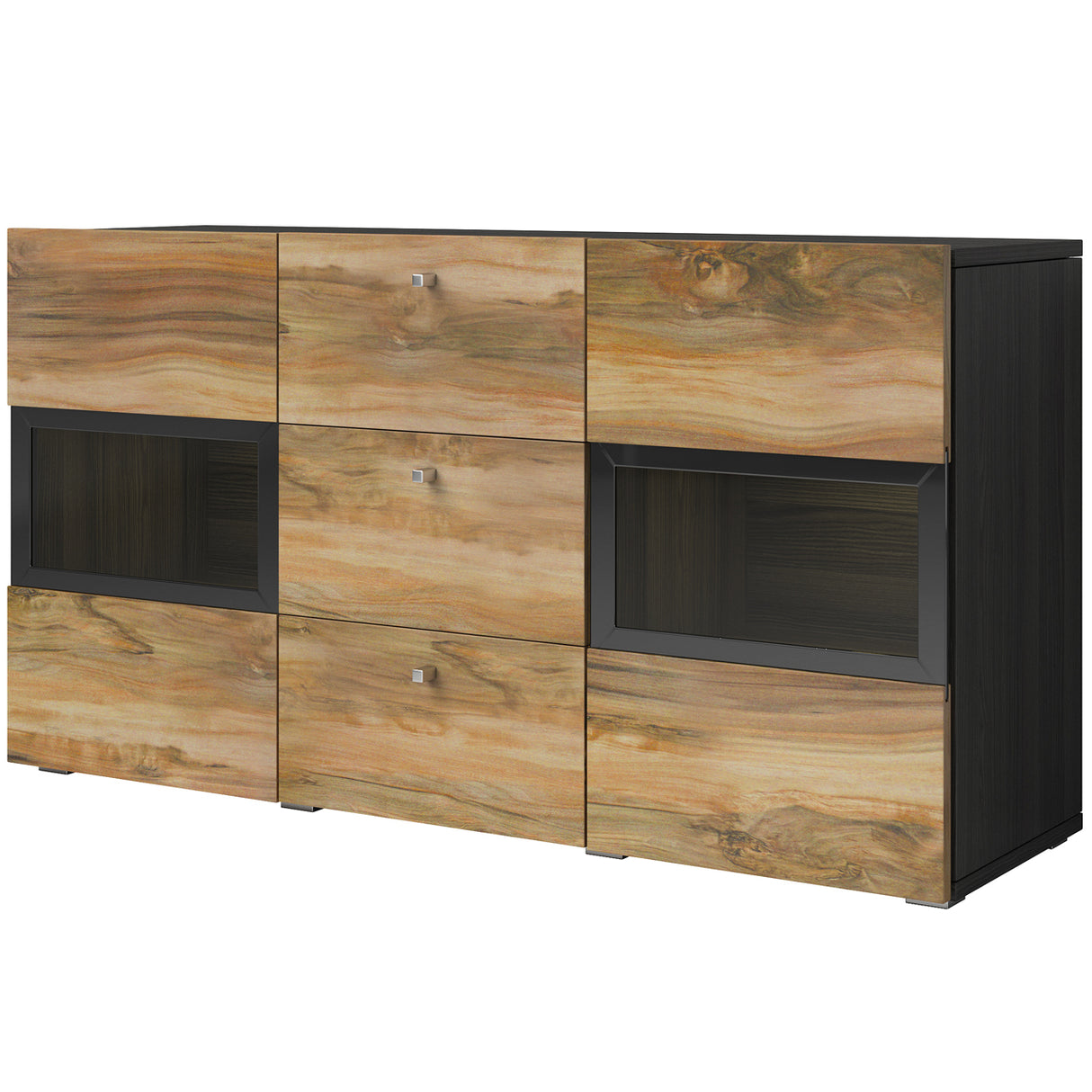 SIDEBOARD BAROS 132CM SATTIN TOUCHWOODDimensions Width132cm Height70cm Depth39cmSpecific information ColorationSATTIN TOUCHWOOD MaterialLaminated furniture board LED lightingIt is not included in the priceAnna Furniture