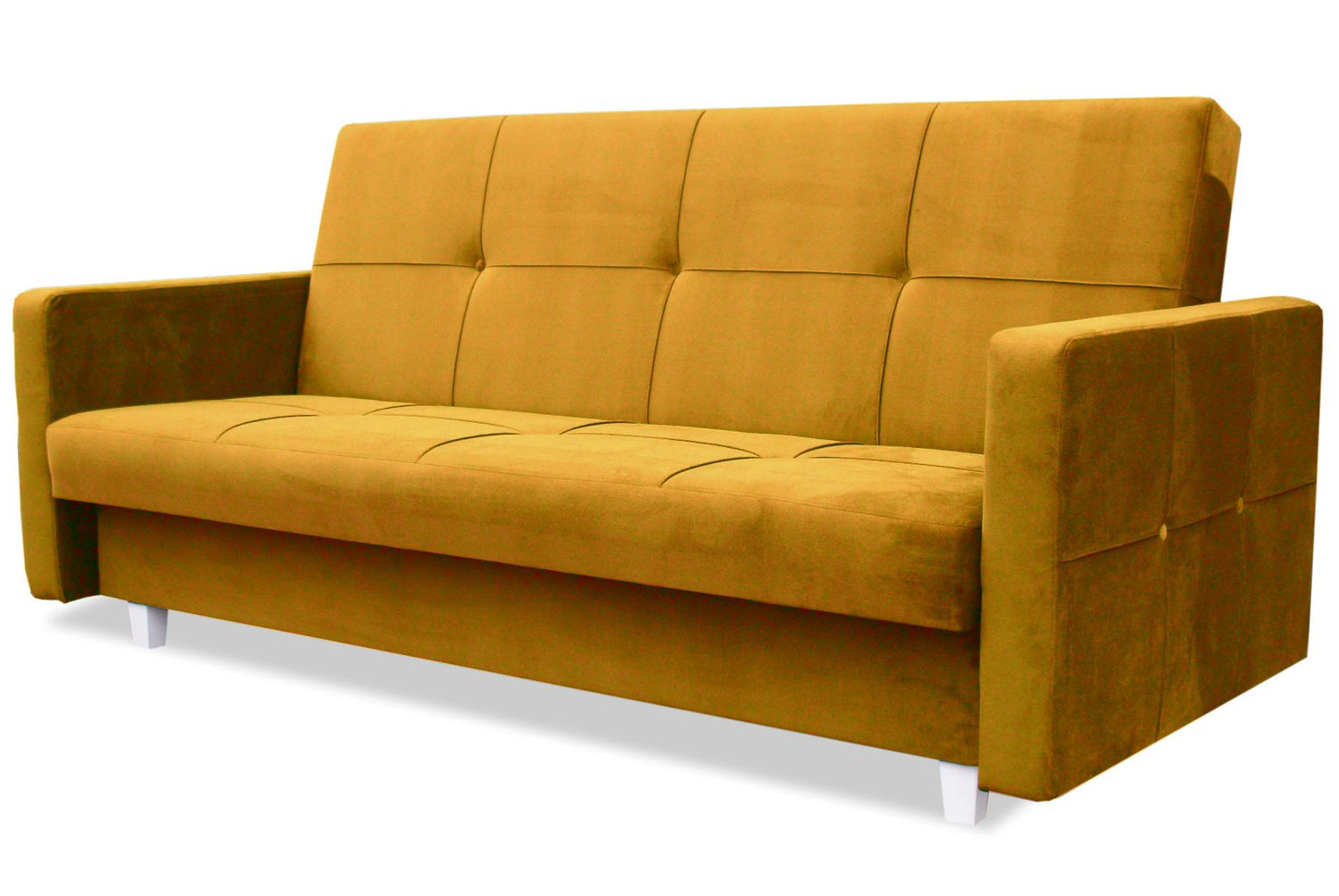 SOFA BED COSMO 210cm KRONOS 01 / SPRINGS + FOAMSofa dimensions: sleeping area 120/187 cm width 210 cm depth 90 cm height to the seat 43 cm height of the legs 9 cm* dimensions are given with a tolerance of +/- 3 cmThe sleeping area is entirely made of spri