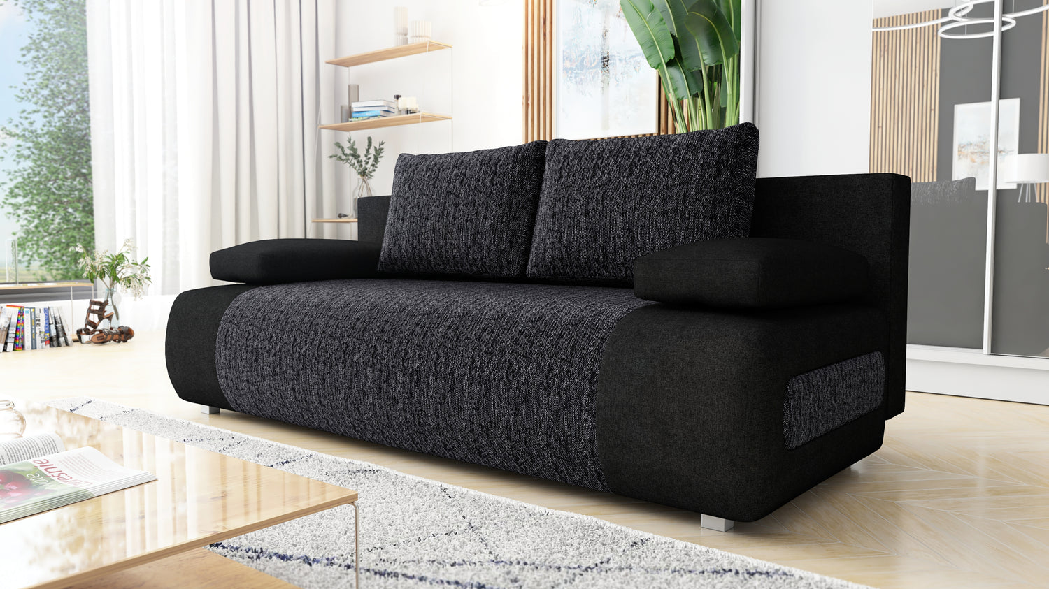 NEW!! SOFA BED MIA 204CM BERLIN 01 SAWANA 21The MIA collection's brand new sofa blends timeless design with exceptional functionality. With the implementation of wave springs and highly resilient foam, this sofa guarantees durability even with frequent us
