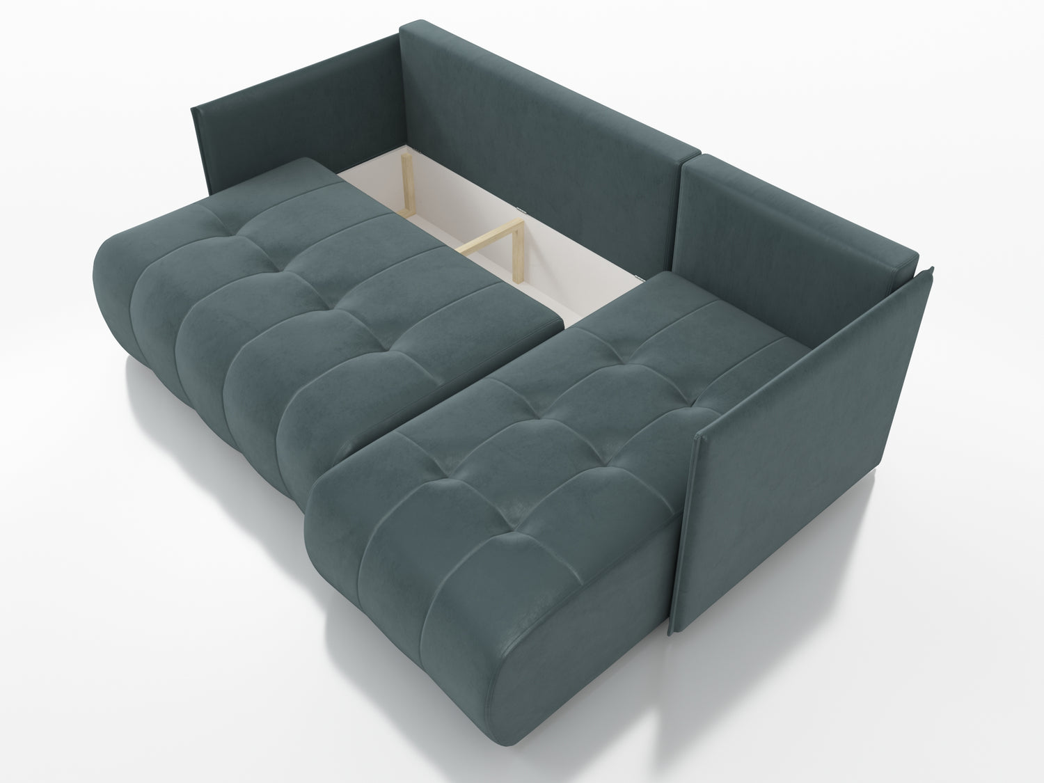 CORNER SOFA BED NESS 214CM / SPRINGS + FOAM / CHOICE OF COLORDimensions: sleeping area 140/206 width 214 cm depth 152 cm height to the seat 40 cm* dimensions given with a tolerance of +/- 3 cmSpecification:- universal, free-standing corner sofa- wave spri