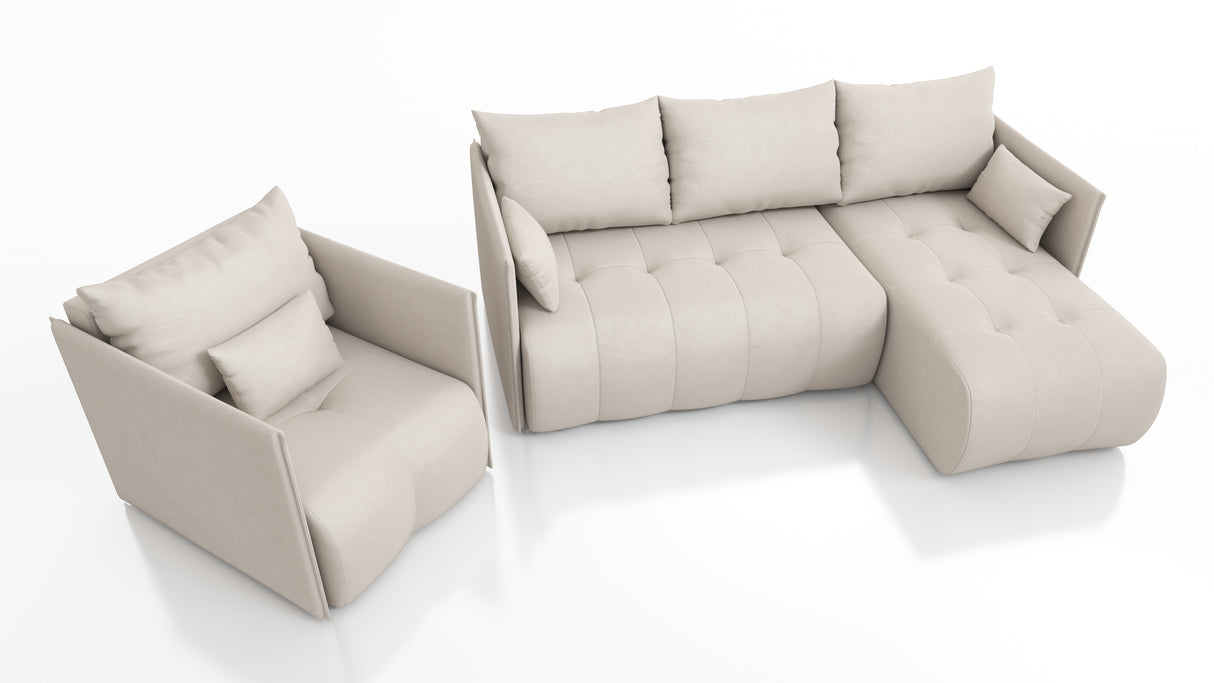 NEW! ARMCHAIR NESS SPINGS + FOAM - Anna Furniture