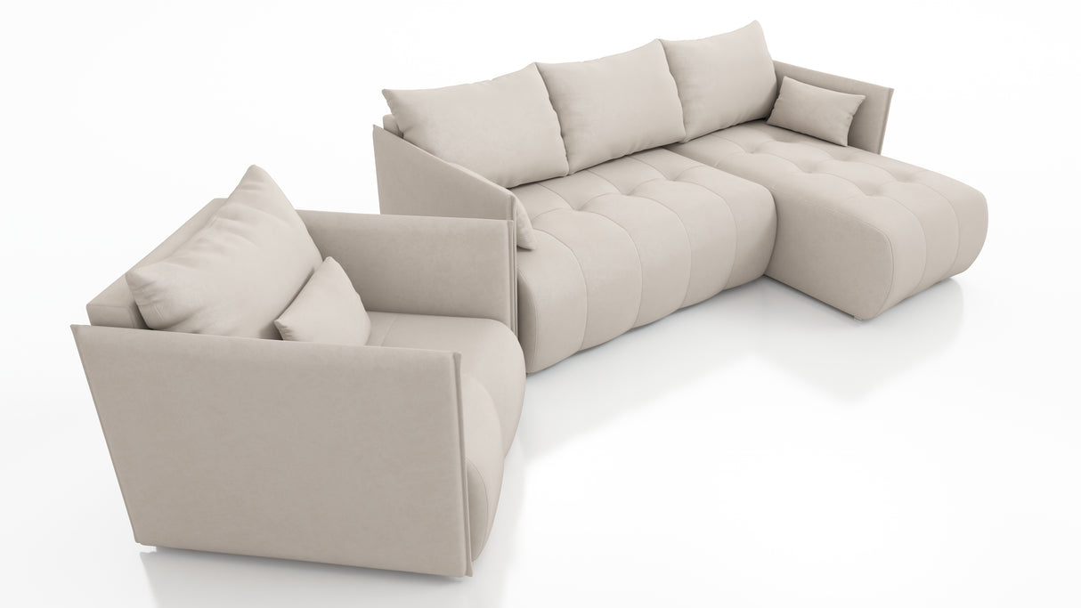 NEW! ARMCHAIR NESS SPINGS + FOAM - Anna Furniture