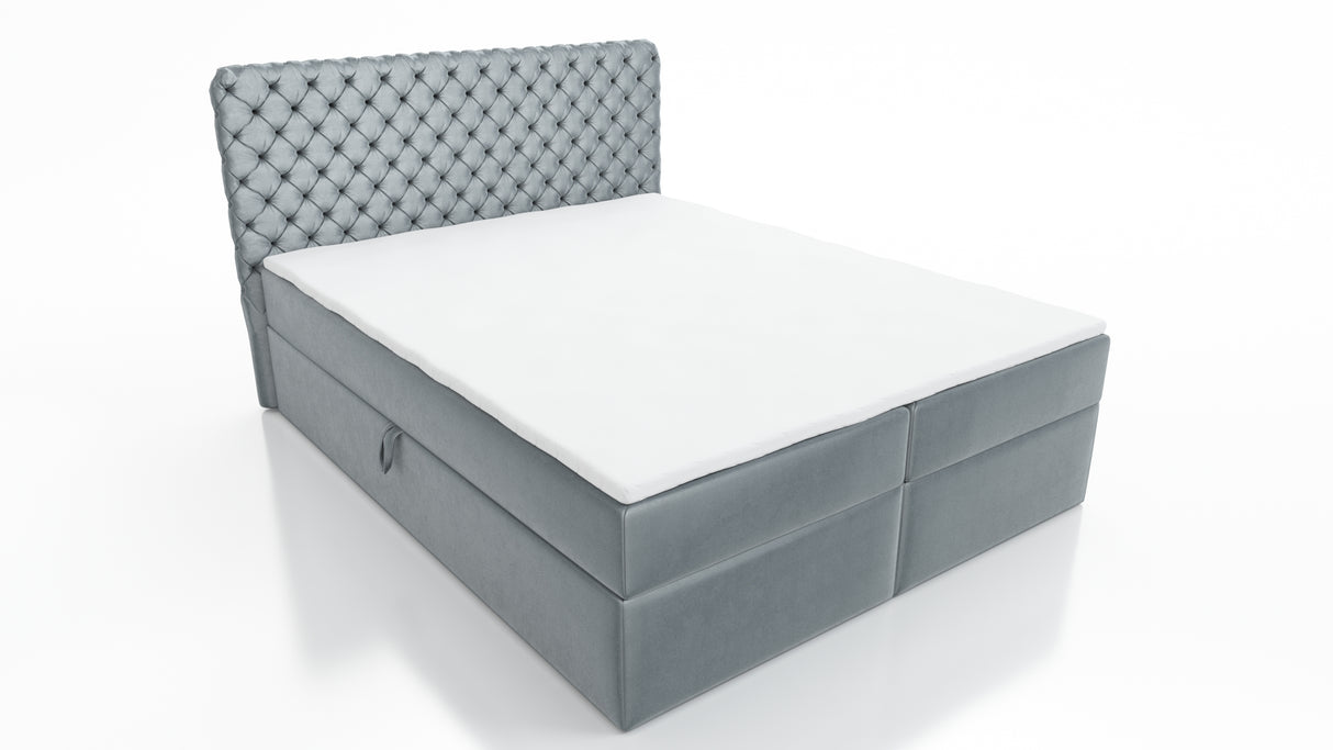 CONTINENTAL BED CHESTERFIELD 2X LIFT UP STORAGE BOX 140 / 160 / 180CM