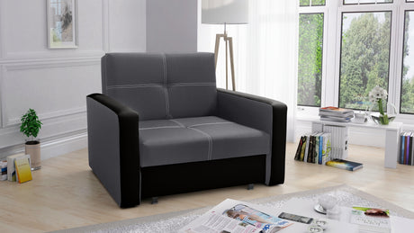 SOFA ŁÓŻKO JEDNOOSOBOWE BELLA I 108CM / PIANKA
