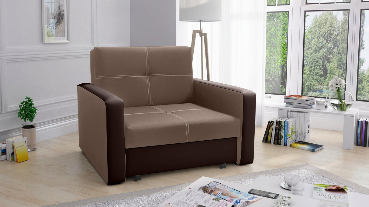 JEDNOLÔŽKOVÁ ROZKLADACIA POHOVKA BELLA I 108CM / PENOVÁ