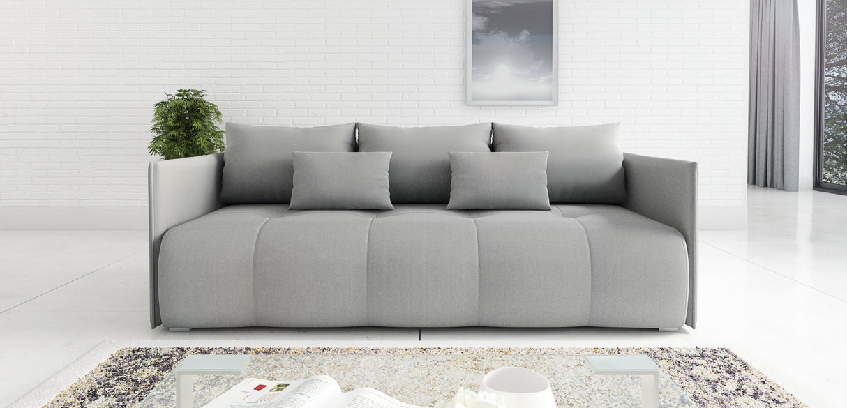 NEW! SOFA BED NESS 199CM SPINGS + FOAM / CHOICE OF COLOR - Anna Furniture