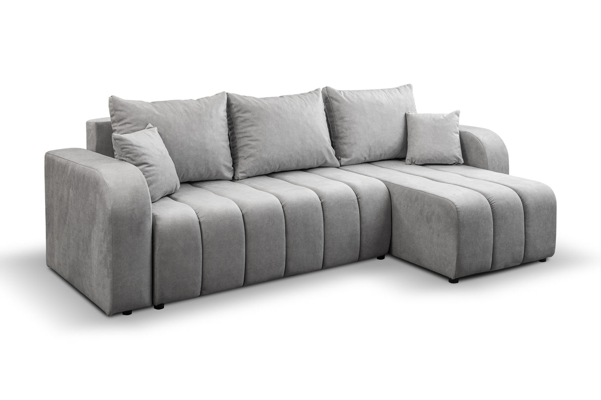 NAROŻNA SOFA ŁÓŻKO VENA 238CM uniwersalny PRAWY/LEWY NAROŻNIK / TKANINA ODPORNA NA PLAMY Z PIANKI