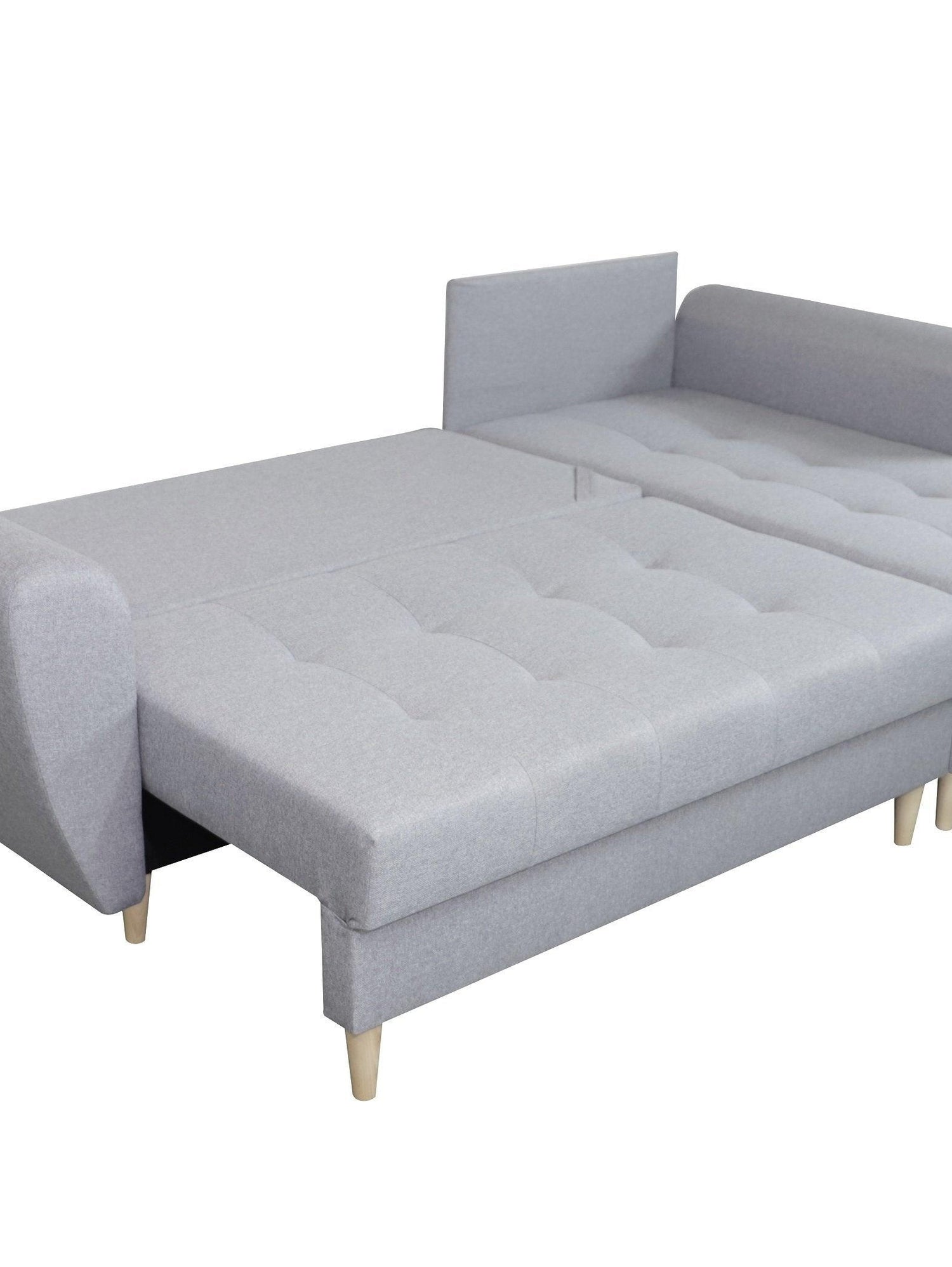 CORNER SOFA BED PALMO 2X STORAGE SPACE MALMO 05 240cm universal RIGHT/LEFT CORNER / BONELL SPRINGS + FOAMVIEW ALL COLORS CLICK HERETHIS MODEL IS UNIVERSAL WHICH MEANS YOU CAN CHOOSE CORNER SIDE DURING ASSEMBLYMADE IN MALMO FABRIC CLICK HERE3x PILLOWS INCL