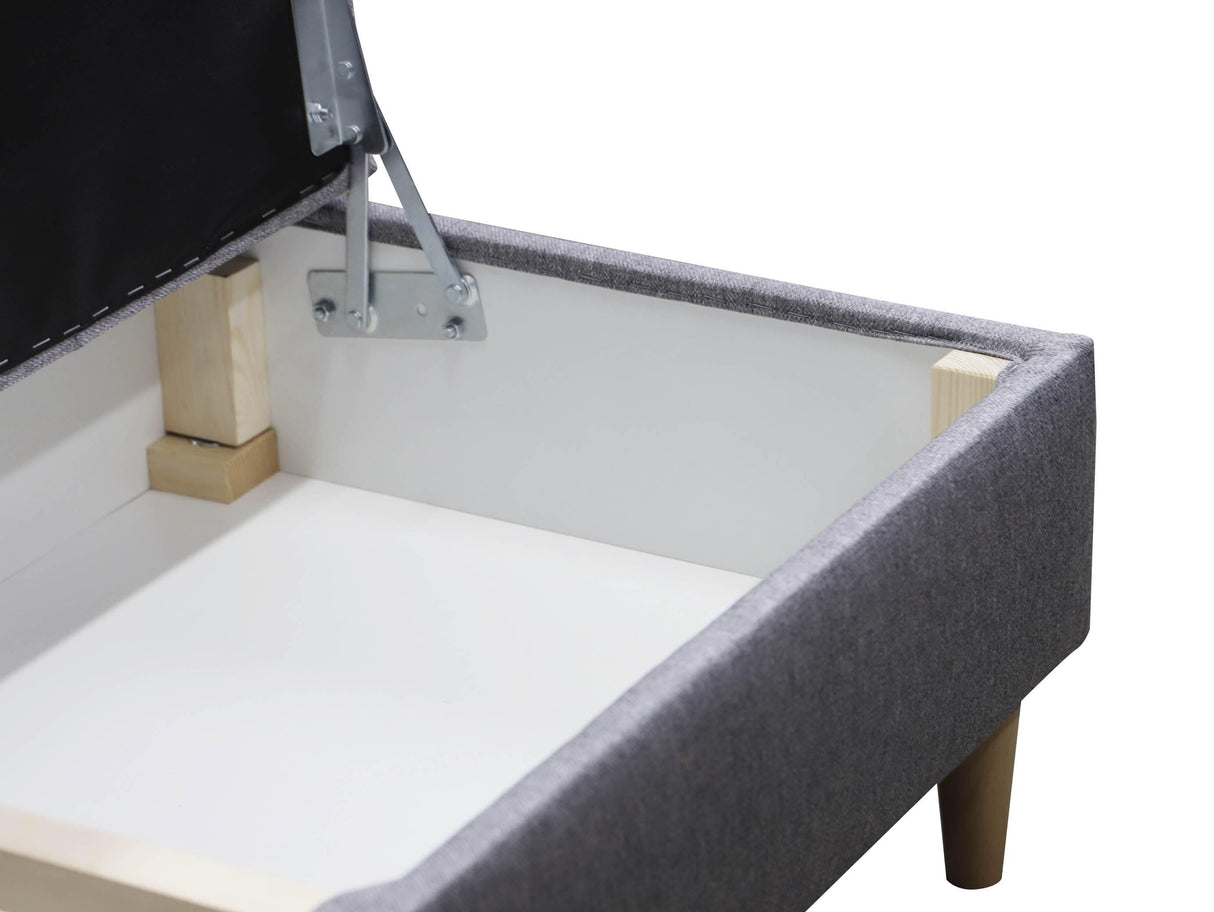 CORNER SOFA BED BRIAN 222CM + STORAGE PUFF / OTTOMAN MALMO 90 UNIVERSAL RIGHT/LEFT CORNERTHIS MODEL IS UNIVERSAL WHICH MEANS YOU CAN CHOOSE CORNER SIDE DURING ASSEMBLYMADE IN MALMO FABRIC CLICK HERE3x PILLOWS INCLUDED2X STORAGE SPACE IN CORNER SOFA1X STOR