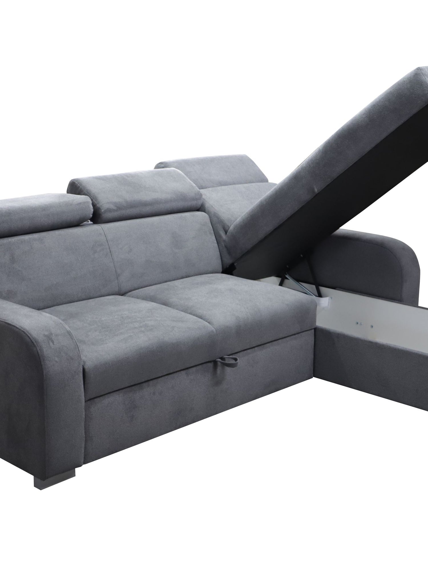 UNIVERSAL CORNER SOFA BED ASTEE 235CM CROWN18 EASY CLEAN FABRIC ADJUSTABLE HEADREST / SPRINGS + FOAMTHIS MODEL IS UNIVERSAL WHICH MEANS YOU CAN CHOOSE CORNER SIDE DURING ASSEMBLYADJUSTABLE HEADREST1X STORAGE SPACE MADE IN CROWN FABRIC CLICK HERETHIS MODEL