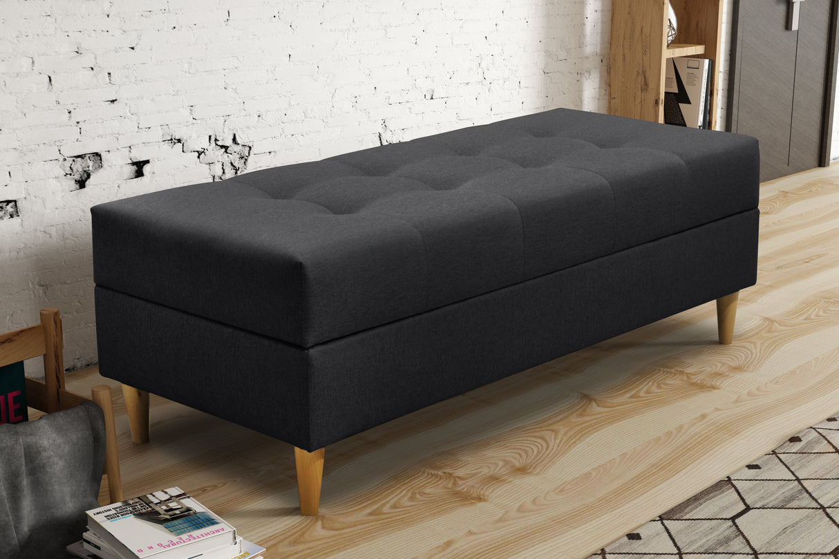 OTTOMAN STORAGE BOX 129X55CM MATCHING WITH SOFA BRIAN AND PALMO CHOICE OF COLORSMADE IN MALMO FABRIC CLICK HERESPARK FABRIC CLICK HERESIZE:129X55CMHEIGHT 43CMCAN BE MADE IN DIFFERENT FABRIC/COLOR CONTACT US TO ORDERAnna Furniture