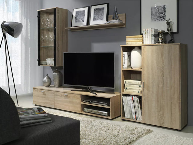 TV WALL UNIT DAMIAN SONOMATV wall unit DAMIAN is perfect for modern interior of your living room.16 colors remote control led lights +£20UncategorizedAnna Furniture