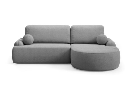 CORNER SOFA BED LUNA 264CM  / FOAM STAIN PROOF FABRIC