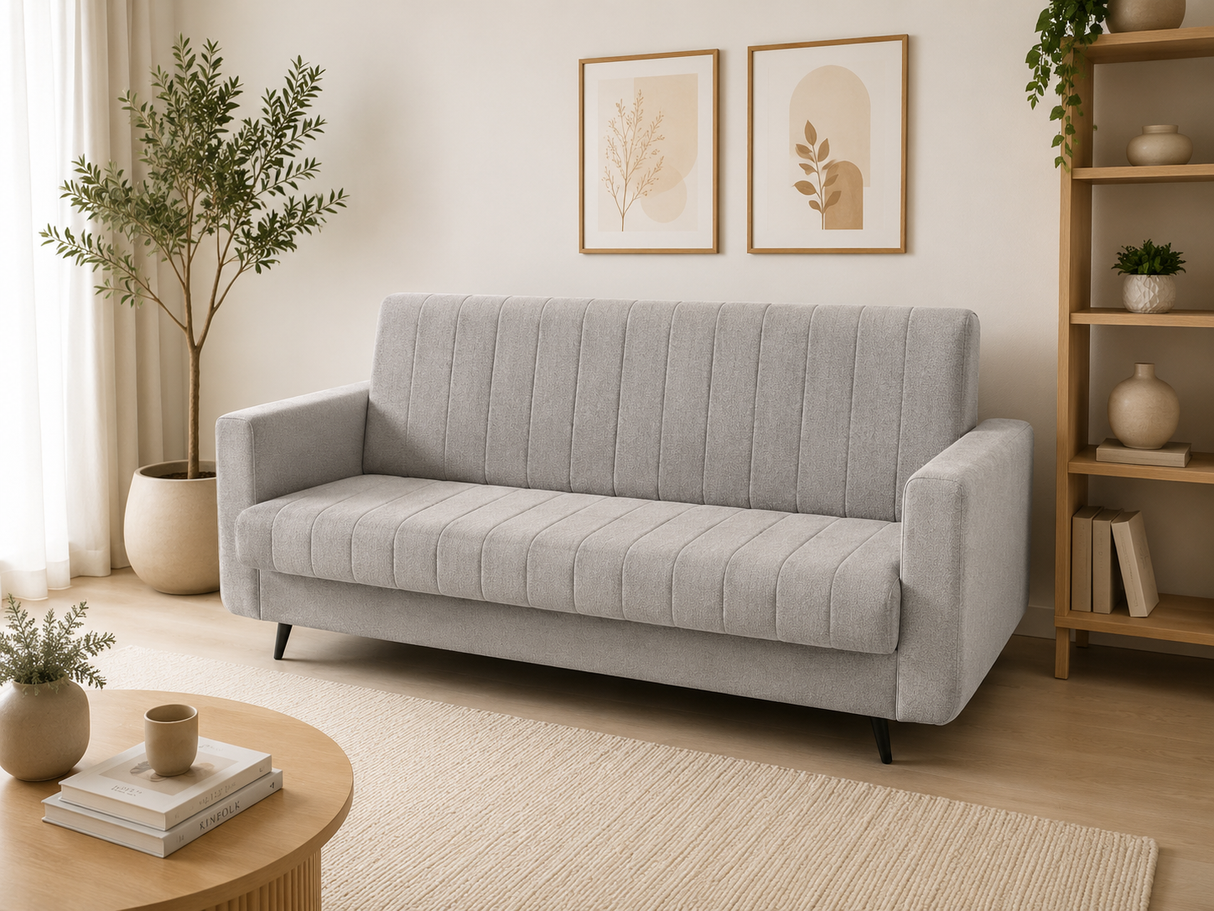 SOFA Z FUNKCJĄ SPANIA LINEA 218 CM / SPRĘŻYNY + PIANKA
