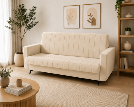 SOFA Z FUNKCJĄ SPANIA LINEA 218 CM / SPRĘŻYNY + PIANKA