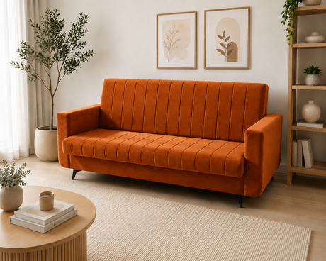 SOFA Z FUNKCJĄ SPANIA LINEA 218 CM / SPRĘŻYNY + PIANKA