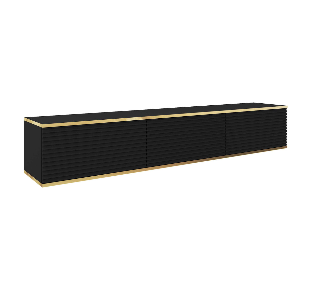 Floating TV Stand ORO 175 SLATS blackTV Stand ORO 135 Depth: 32cmWidth: 175cmHeight: 30cmA modern tv table is a practical and elegant piece of furniture, a perfect for people who looking for functional furniture for a modern interior.The simple design gua