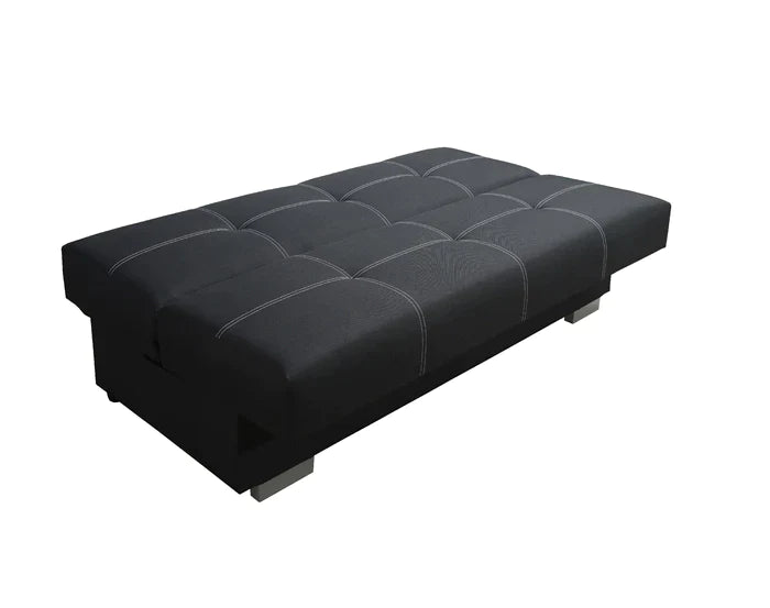 SOFA BED AXEL 195CM MALMO 85 / SPRINGS + FOAMDimensions: (+/- 2cm) - width 195 cm- depth 91 cm- height 90 cm- 119/195 cm sleeping areaThe following were used for the production of the sofa:- a structure made of pine wood, chipboard and MDF board- the seat